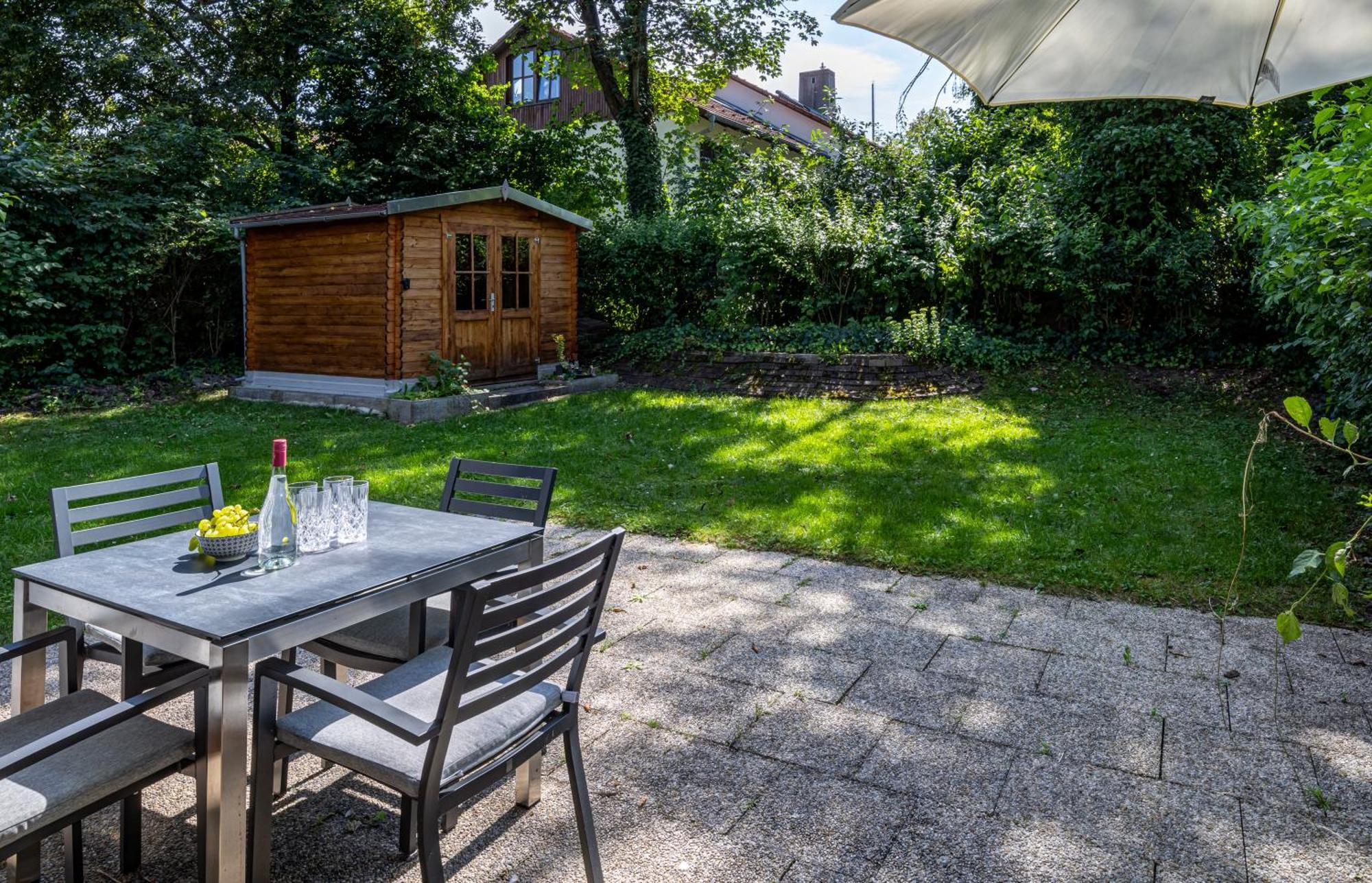 Moderne Maisonette Mit Garten Unterschleissheim Exterior photo